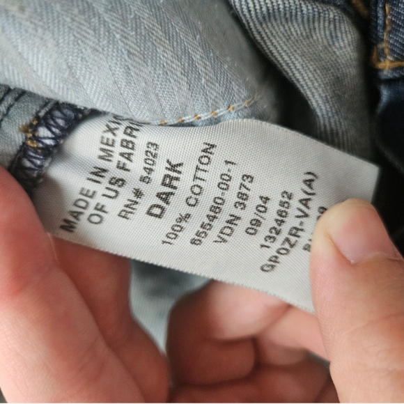 Gap Distressed Limited‎ Edition Ankle Jeans Women's Size 10 Dark Wash - Picture 8 of 11